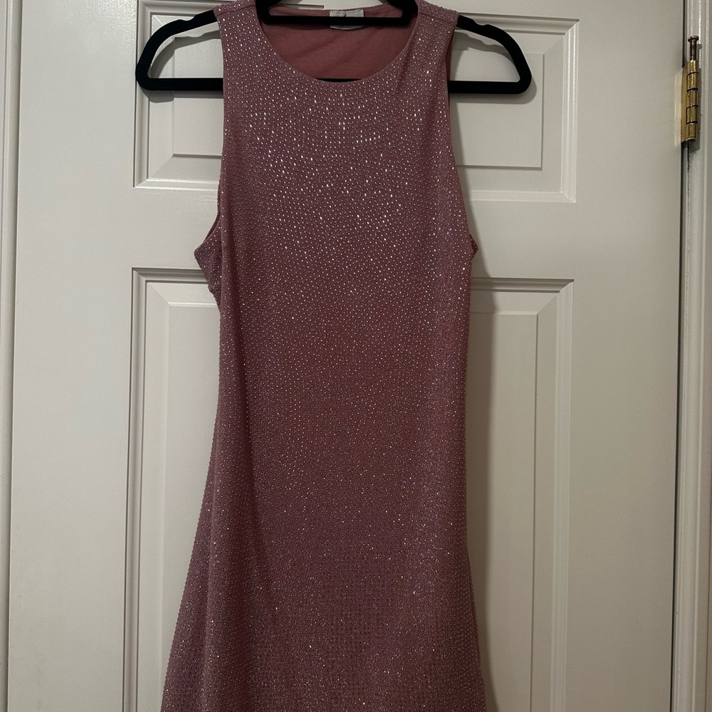 Glamorous Sleeveless Pink Mini Dress